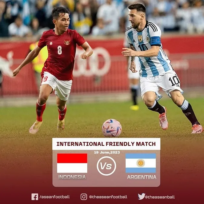 Indonesia “bạo chi” mời Argentina đá giao hữu, chốt lịch trong tháng 6