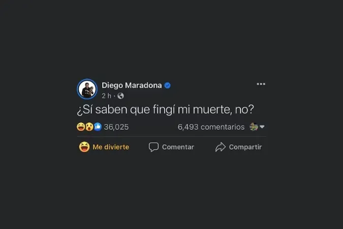 Tài khoản Diego Maradona bị hack, đăng tải những phát ngôn gây sốc 1