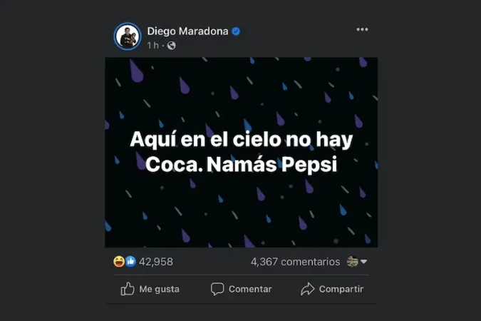 Tài khoản Diego Maradona bị hack, đăng tải những phát ngôn gây sốc 3