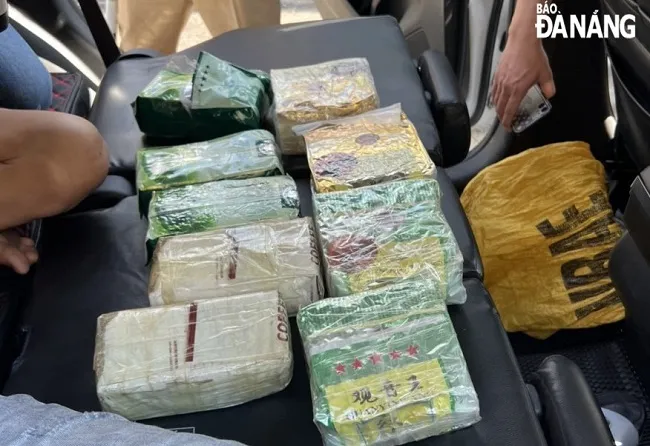 Bắt vụ vận chuyển 9kg ma túy từ Quảng Trị vào Đà Nẵng 1