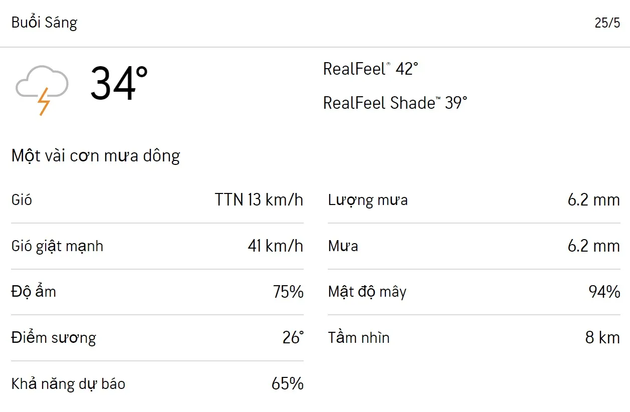 Dự báo thời tiết TPHCM hôm nay 24/5 và ngày mai 25/5/2023: Chiều tối có mưa 4