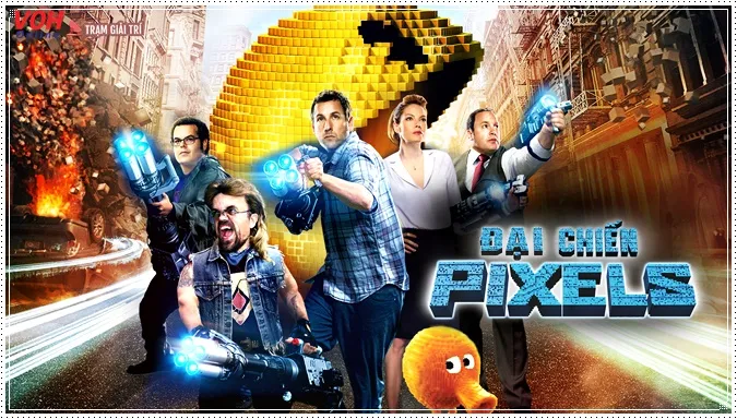 Poster phim Pixels (2015)