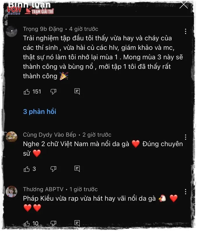 Rap Việt 3 (2023) ấn tượng vượt xa mùa cũ, vừa khai hỏa đã leo thẳng #1 trending Youtube 6