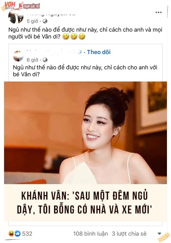 Hoa hậu Khánh Vân bức xúc vì phát ngôn 'ngủ 1 đêm là có nhà, có xe' 1