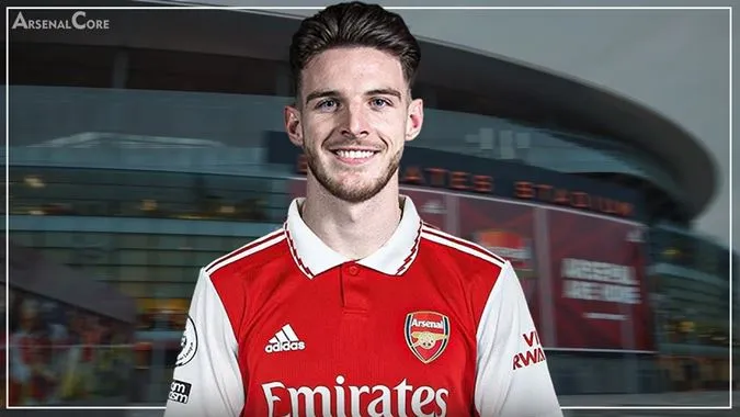 Declan Rice sắp sửa cập bến Arsenal - Ảnh: Internet