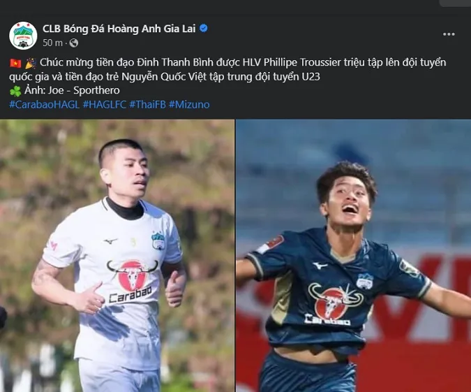 HLV Troussier gọi bổ sung sao HAGL lên đội tuyển Việt Nam
