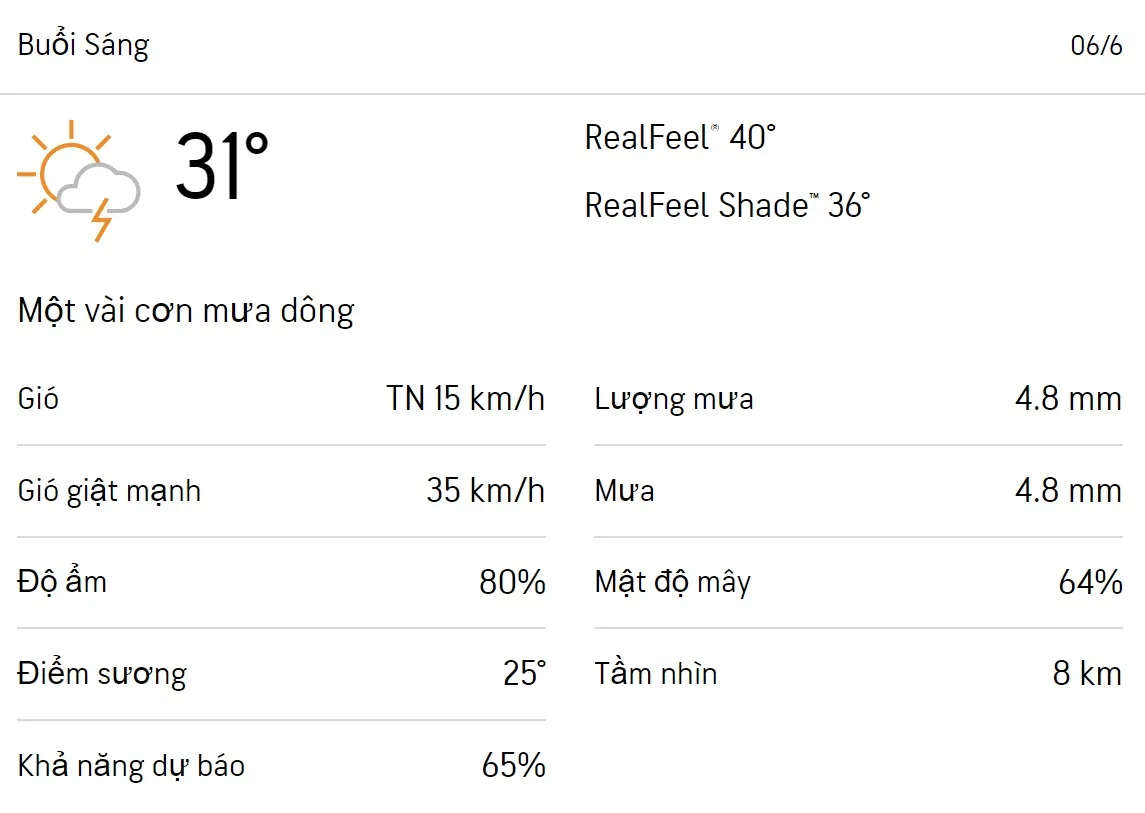 Dự báo thời tiết TPHCM hôm nay 5/6 và ngày mai 6/6/2023: Sáng chiều có mưa dông 4