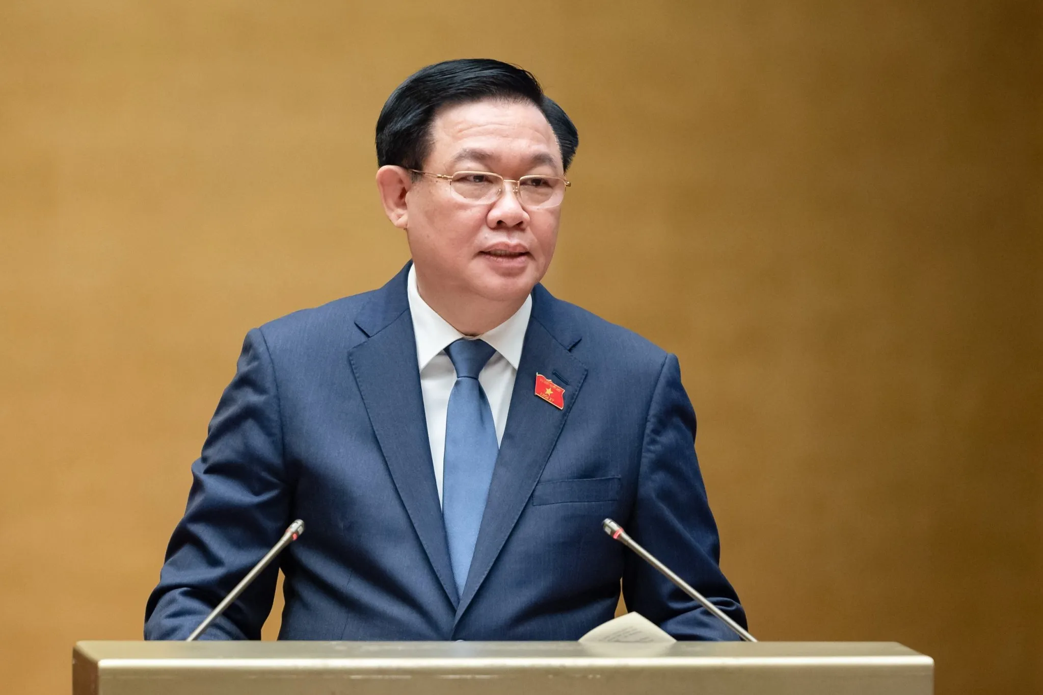 Chủ tịch Quốc hội Vương Đình Huệ phát biểu kết luận nội dung chất vấn về lĩnh vực khoa học, công nghệ.