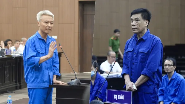  bị cáo Cấn Hồng Lai và Phạm Dũng 