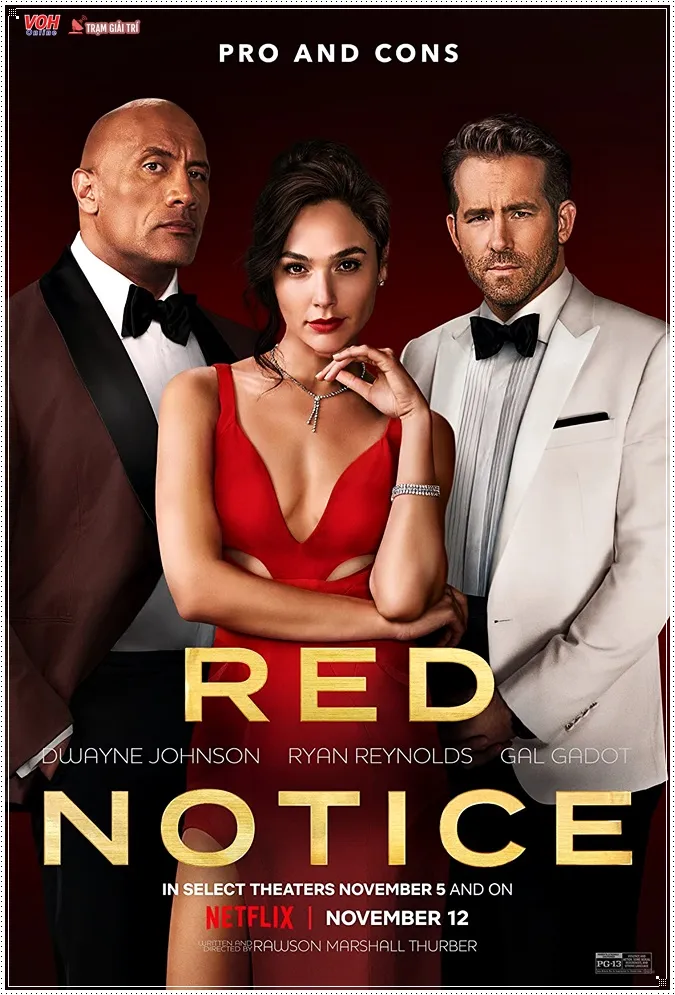 Poster phim Red Notice (2021) 