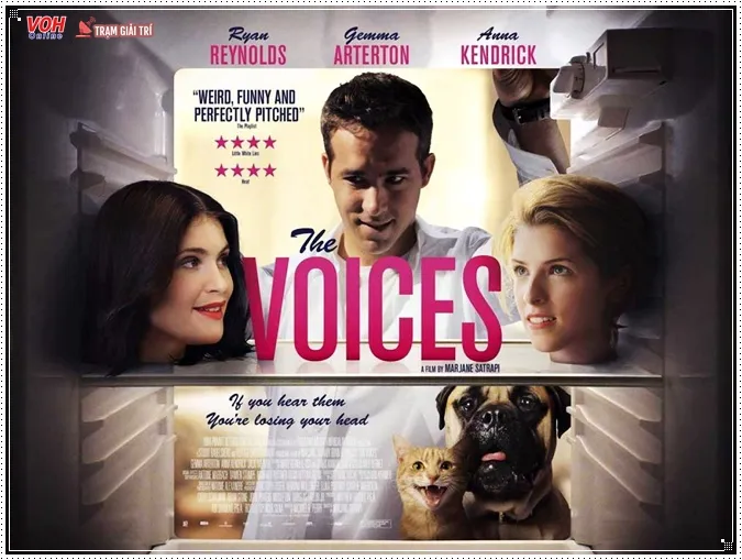 Poster phim The Voices - Sát Nhân Hoang Tưởng (2014) 