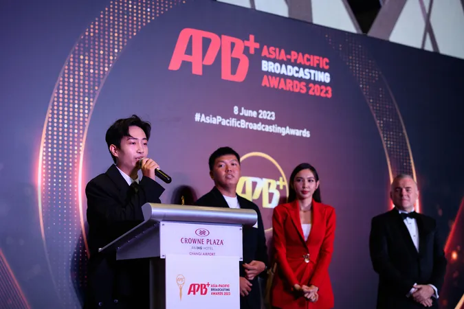 Thùy Tiên nhận giải thưởng sản xuất nội dung tại Asia-Pacific Broadcasting Award 2023 3