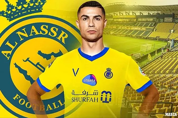 Ronaldo là ngôi sao lớn đầu tiên chuyển đến chơi bóng tại Ả Rập - Ảnh: Internet