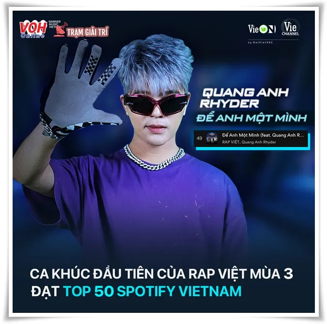 Quang Anh Rhyder profile: Quán quân The Voice Kids mùa đầu tiên, lấn sân rapper tại Rap Việt 8