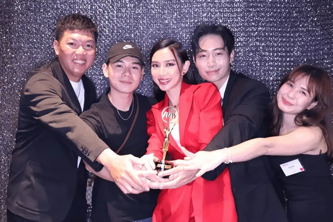Thùy Tiên nhận giải thưởng sản xuất nội dung tại Asia-Pacific Broadcasting Award 2023 6