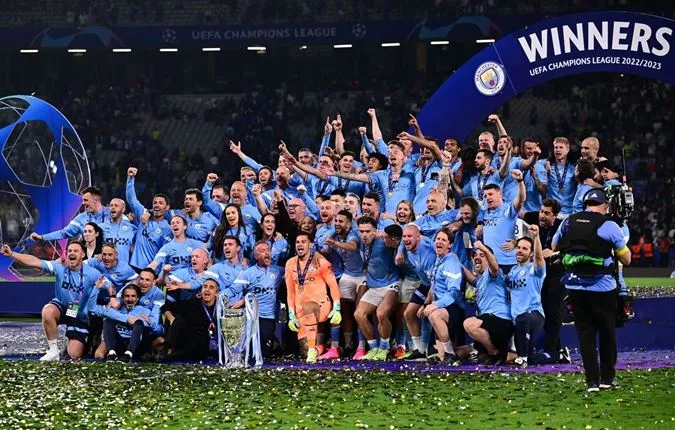 Man City đã có 1 mùa giải đi vào lịch sử bóng đá thế giới - Ảnh: Internet