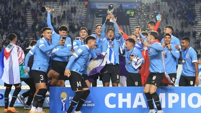 U20 Uruguay giành chức vô địch U20 World Cup 2023. Ảnh: Internet