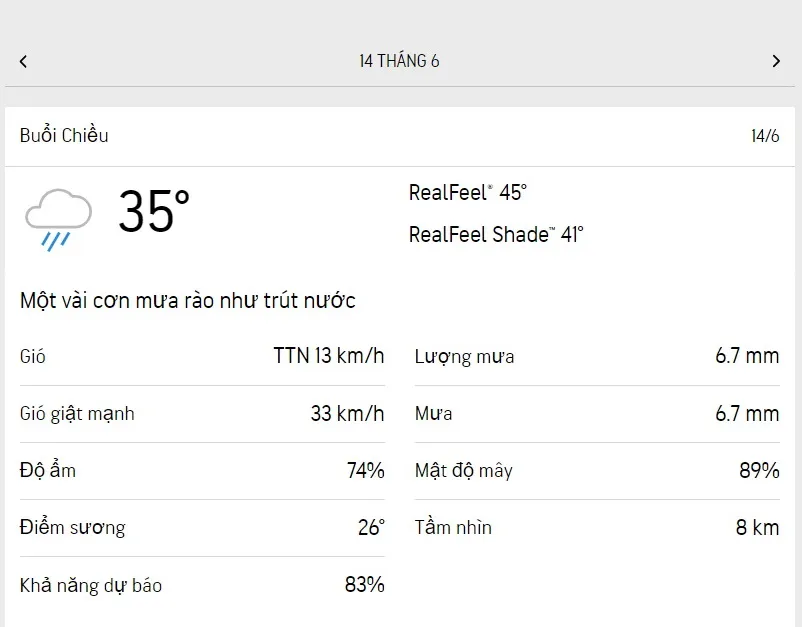 Dự báo thời tiết TPHCM hôm nay 14/6 và ngày mai 15/6/2023: mây và nắng từng đợt, cường độ mưa giảm 2