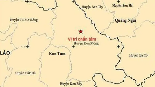 Kon Tum lại xảy ra động đất 1