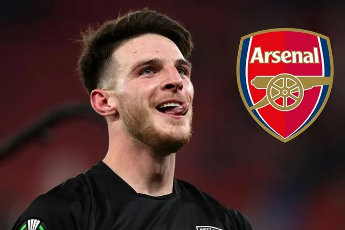 Arsenal chưa thể chốt xong vụ Declan Rice - Ảnh: Internet