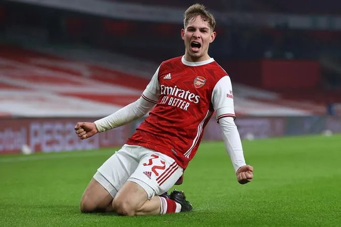 Emile Smith Rowe mong muốn được ra sân thường xuyên - Ảnh: Internet