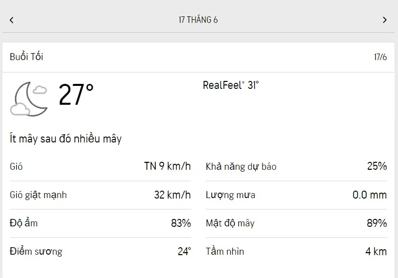 Dự báo thời tiết TPHCM hôm nay 17/6 và ngày mai 18/6/2023: nhiệt độ cao nhất 32 độ C, chiều có thể mưa dông 3