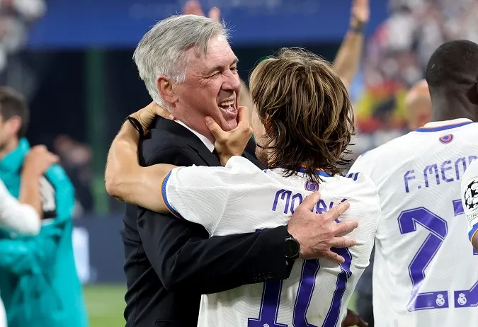 Modric sẽ tiếp tục là một phần trong đội hình của HLV Ancelotti. Ảnh: Internet