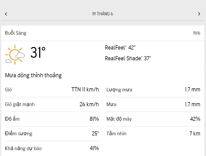 Dự báo thời tiết TPHCM hôm nay 18/6 và ngày mai 19/6/2023: cả ngày ít nắng, nhiều mưa dông 4