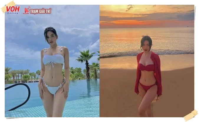 Sĩ Thanh khiến netizen 'bỏng mắt' vì loạt ảnh bikini mùa hè 8