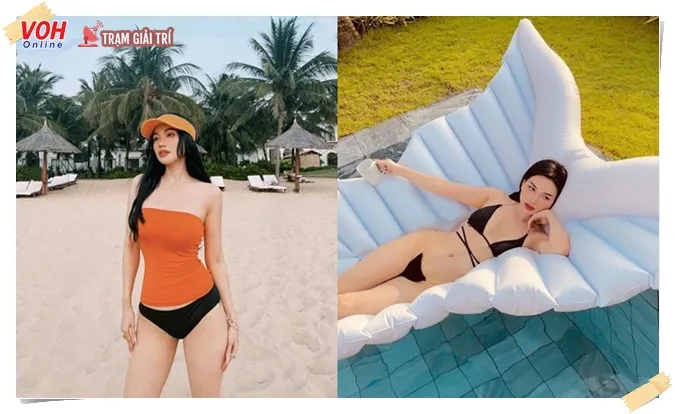 Sĩ Thanh khiến netizen 'bỏng mắt' vì loạt ảnh bikini mùa hè 9