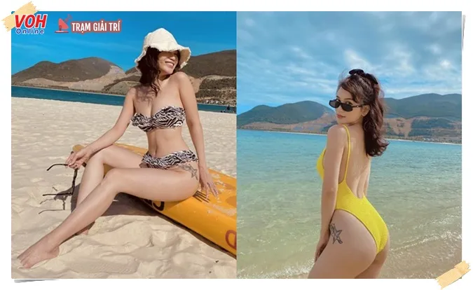 Sĩ Thanh khiến netizen 'bỏng mắt' vì loạt ảnh bikini mùa hè 7