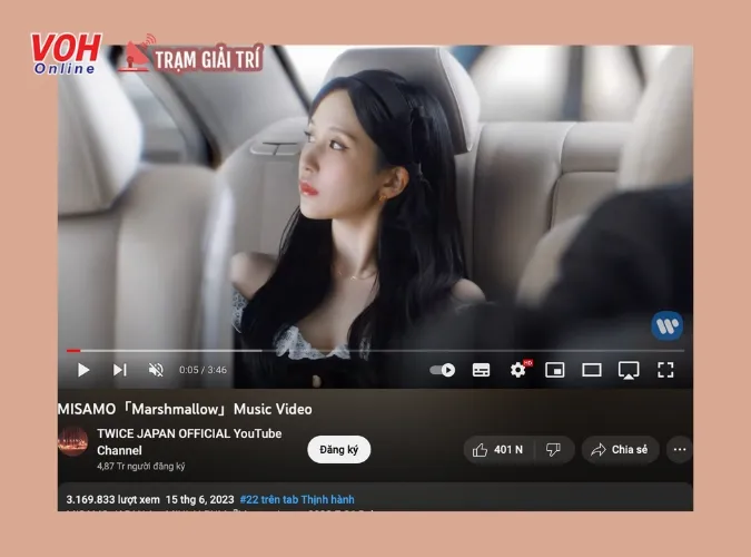 Thành tích sau 3 ngày phát hành MV Marshmallow (Misamo) 3