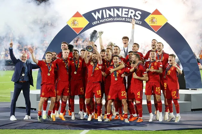 Chúc mừng tân vương Nations League 2022/23, Tây Ban Nha