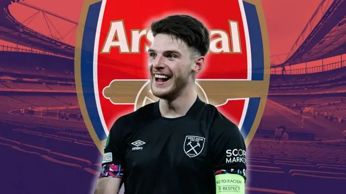 Arsenal vẫn đang dẫn đầu cuộc đua sở hữu Declan Rice - Ảnh: Internet