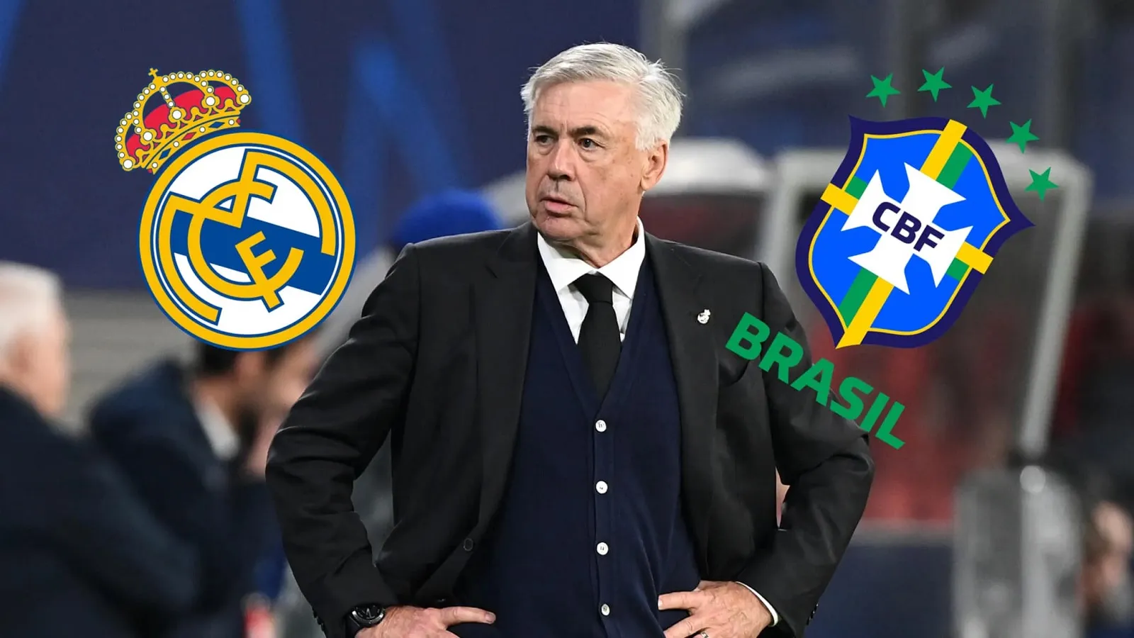 HLV Ancelotti đang phải cân nhắc xem xét nên ở lại Real hay tới đội tuyển Brazil ngay lập tức. Ảnh: Internet