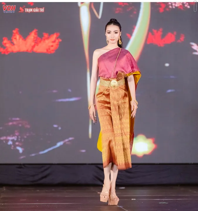 Bùi Vũ Xuân Nghi hóa cô gái Khmer, mang cánh đồng lúa Việt Nam đến Miss Teen International 2023 4