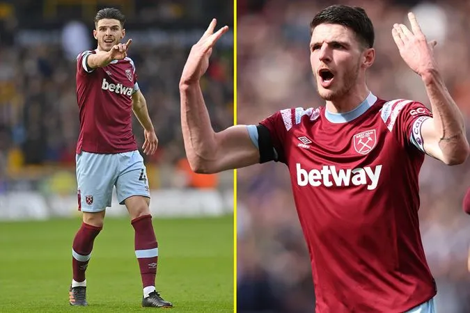 Declan Rice đang được nhiều ông lớn Ngoại hạng Anh chú ý đến - Ảnh: Internet