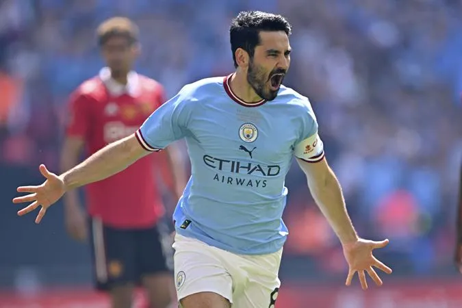 Đội trưởng Ilkay Gundogan đã nói lời chia tay Man City - Ảnh: Internet