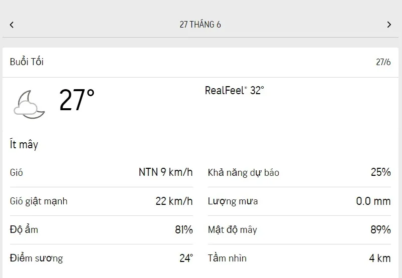 Dự báo thời tiết TPHCM hôm nay 26/6 và ngày mai 27/6/2023: trời nóng ẩm, mưa dông rải rác 6