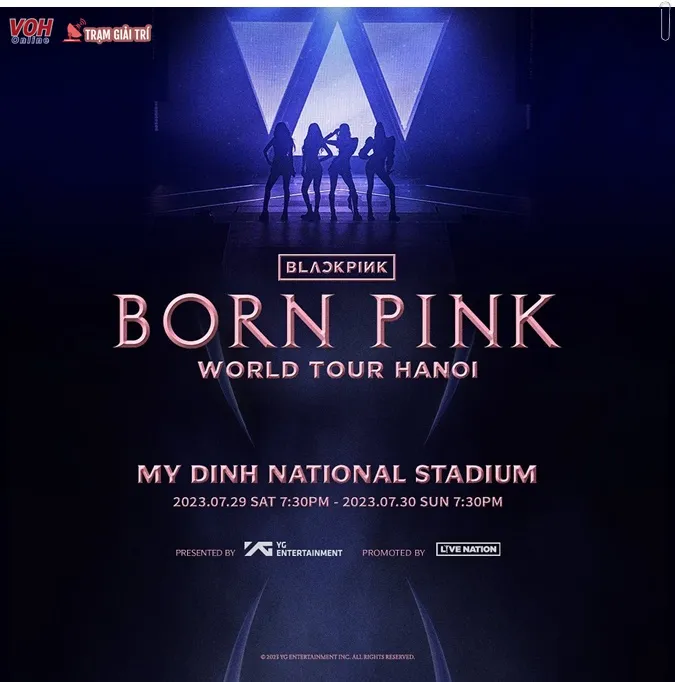 BLACKPINK tổ chức concert Born Pink tại Việt Nam 1