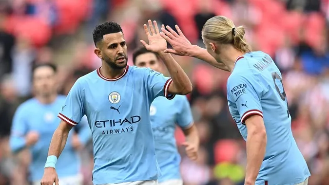 Riyad Mahrez đang được Real Madrid để mắt đến - Ảnh: Internet