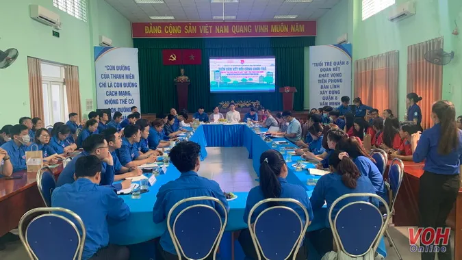 Diễn đàn kết nối công chức trẻ, chủ đề “Xây dựng Quận 8 xanh - sạch - đẹp, giảm ngập nước” 1