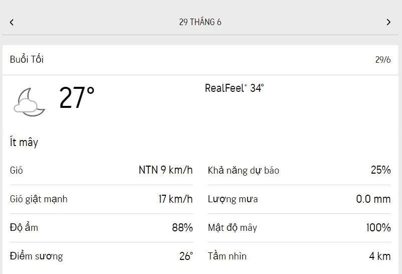 Dự báo thời tiết TPHCM hôm nay 28/6 và ngày mai 29/6/2023: trời nhiều mây, mưa dông rải rác 6