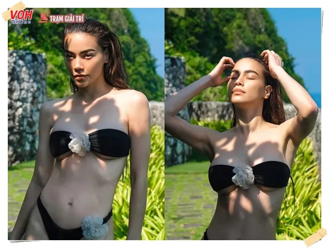 'Mẹ 3 con' Hồ Ngọc Hà tự tin khoe trọn đường cong khi mặc bikini 1