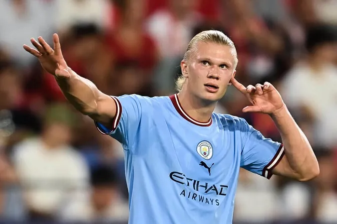 Erling Haaland là một ví dụ cho việc Man City hoàn thành sớm các thương vụ của họ. Ảnh: Internet