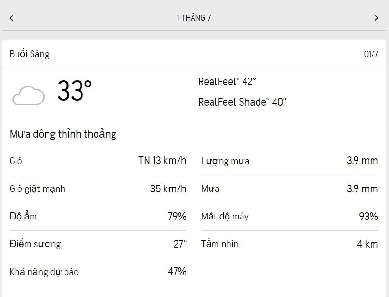 Dự báo thời tiết TPHCM hôm nay 30/6 và ngày mai 1/7/2023: nhiệt độ cao nhất 34 độ C 4