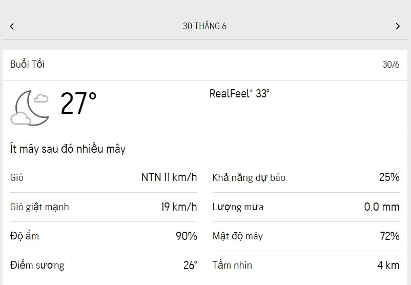 Dự báo thời tiết TPHCM hôm nay 30/6 và ngày mai 1/7/2023: nhiệt độ cao nhất 34 độ C 3