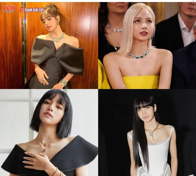 Lisa (BLACKPINK) đính đá quý trên răng, gây bão với kiểu tóc lạ tại sự kiện BVLGARI 11