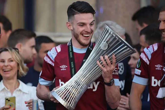 Declan Rice đang gần Arsenal hơn bao giờ hết - Ảnh: Internet