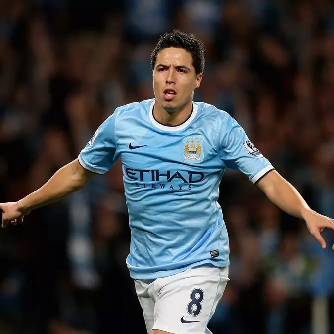 Samir Nasri thi đấu cực hay thời còn chơi cho Man City - Ảnh: Internet